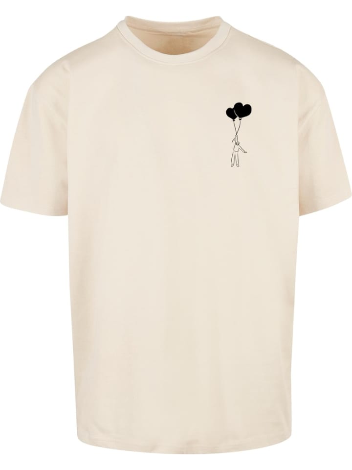 

Футболка Love In The Air Heavy Oversize Tee Merchcode, бежевый