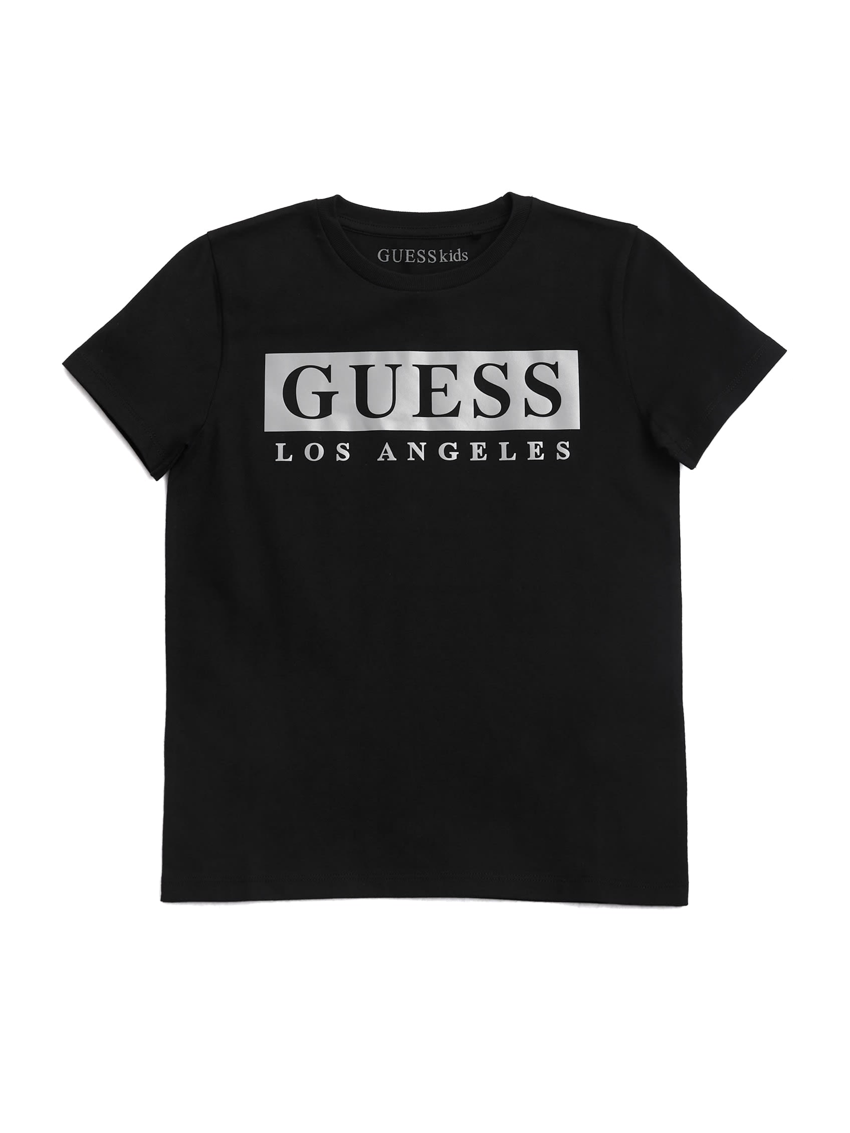 

Футболка с логотипом Грега (2-6) Guess Factory, черный