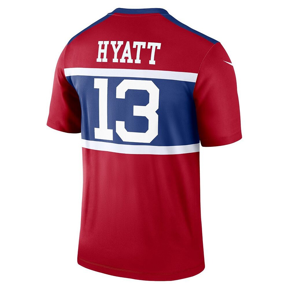 Мужское джерси Nike Jalin Hyatt Century Red New York Giants Alternate Legend Player, цвет Gia Red — фото 4