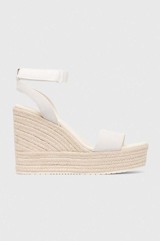 

Замшевые босоножки WEDGE SANDAL ON CON Calvin Klein Jeans, бежевый