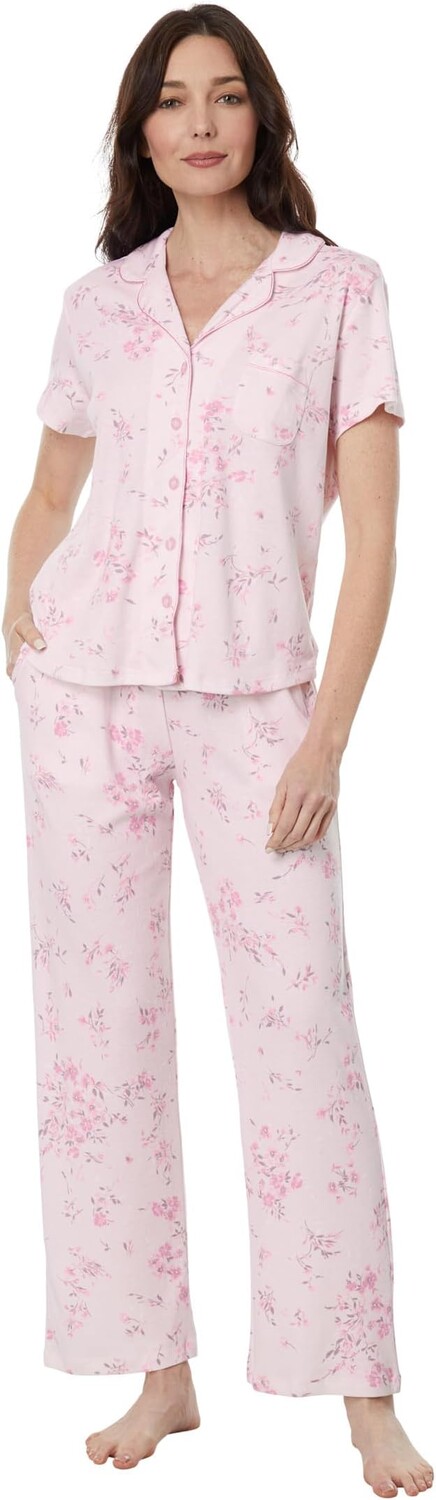 

Пижама для подруги Petite Blossom с короткими рукавами и принтом Karen Neuburger, цвет Sweet Sunday Floral