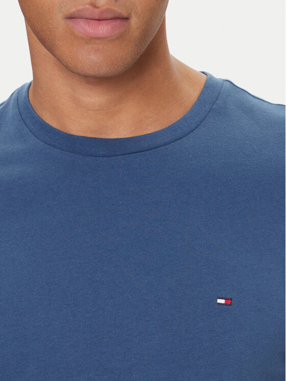 Футболка regular fit Ess Seasonal MW0MW39995 Tommy Hilfiger, синий — фото 4