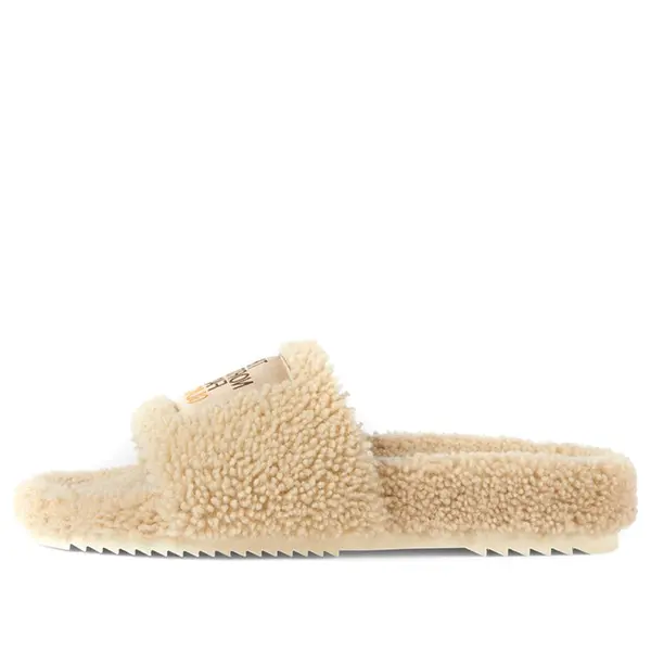 

Тапочки x the north face merino wool slides 'beige' Gucci, бежевый