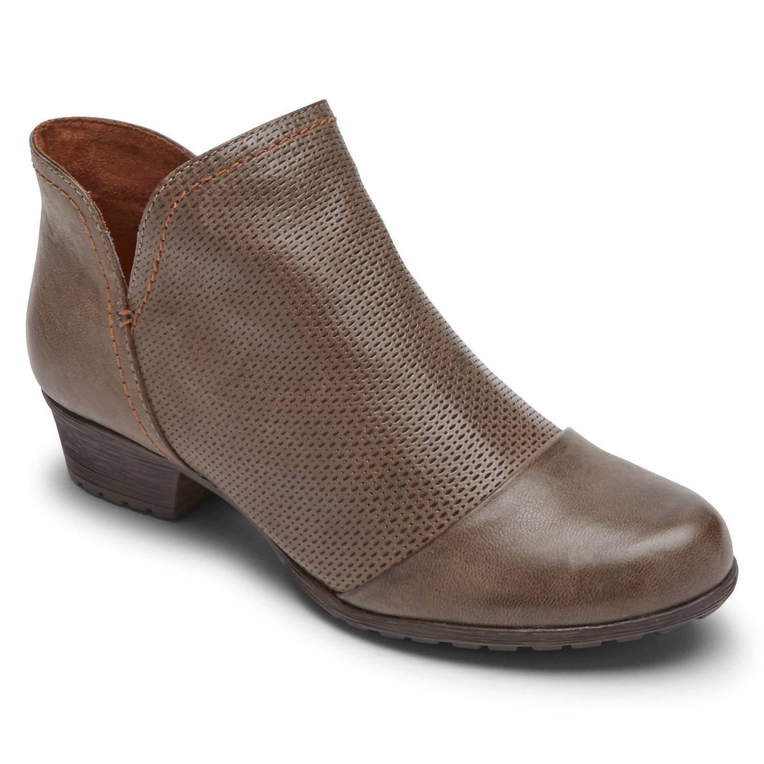 Женские ботинки Gratasha V-Cut в серо-коричневом цвете Rockport
