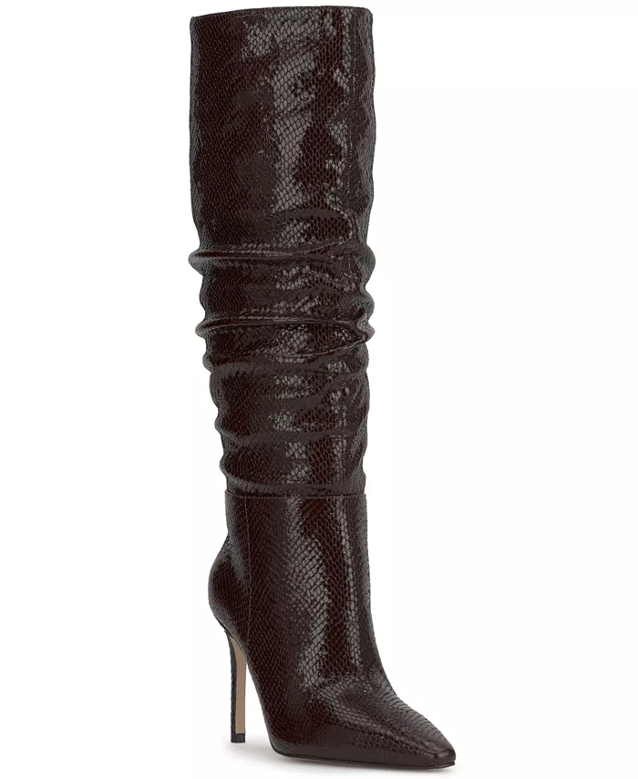 Женские сапоги Ohena Tall Stiletto с расслабленным силуэтом Jessica Simpson, коричневый