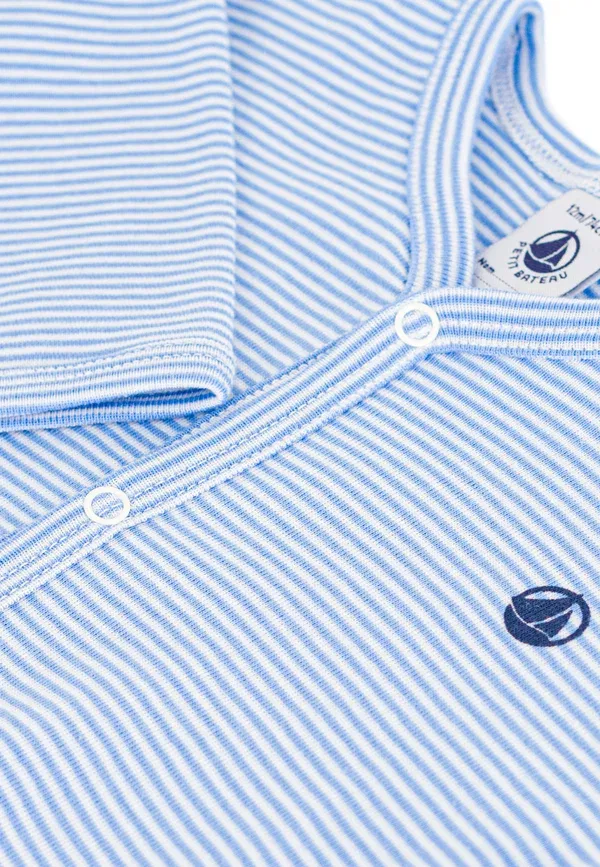 Комбинезон для сна Dors bien Petit Bateau, edna marshmallow, цвет зефир — фото 3