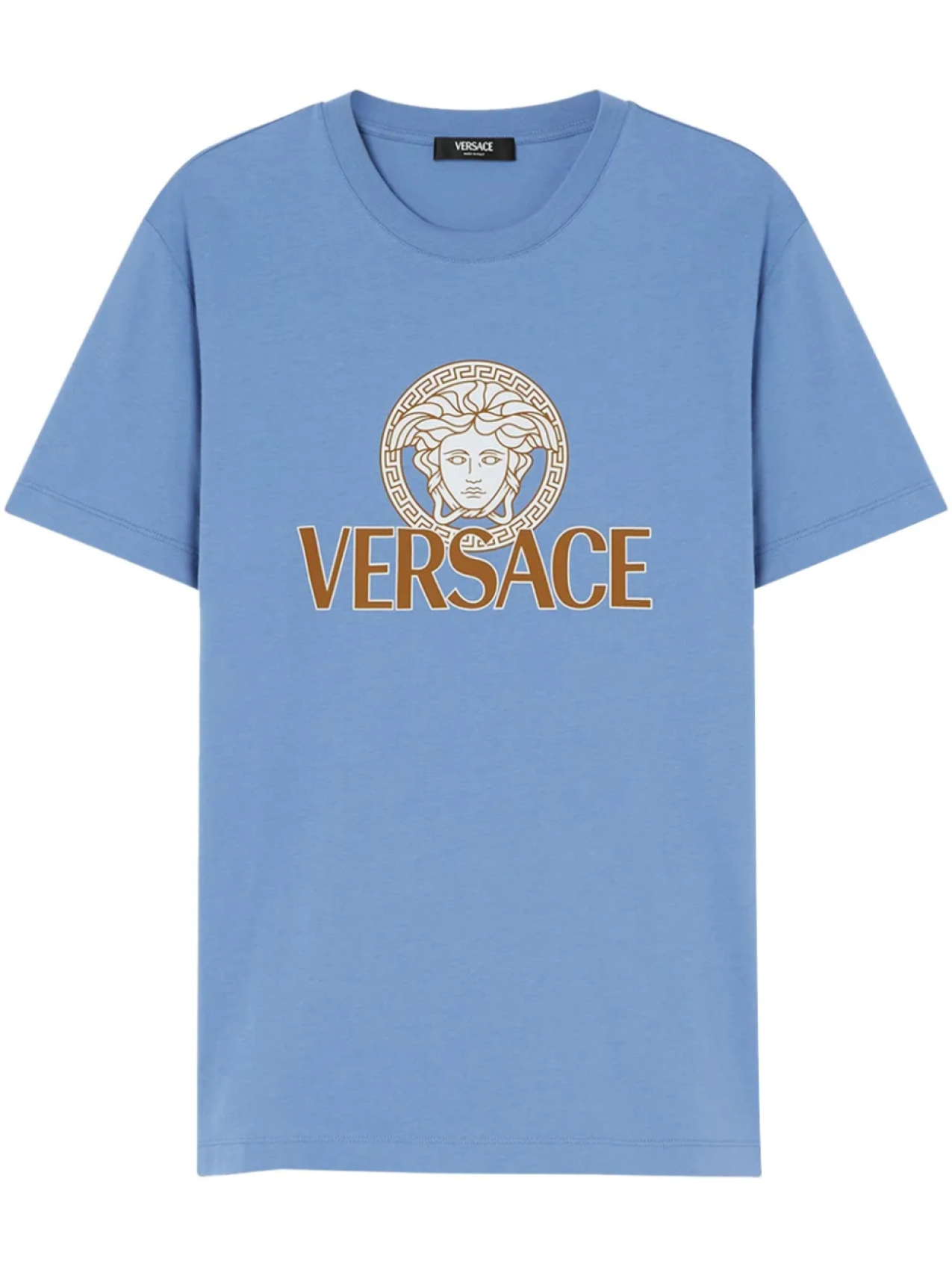 

Футболка с принтом Medusa Versace, синий
