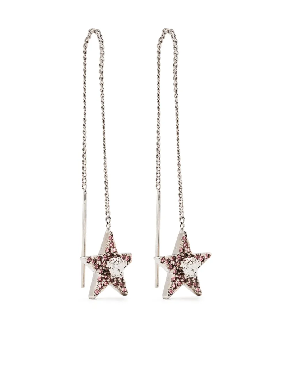 

Серьги с декором Medusa VERSACE, серебяный