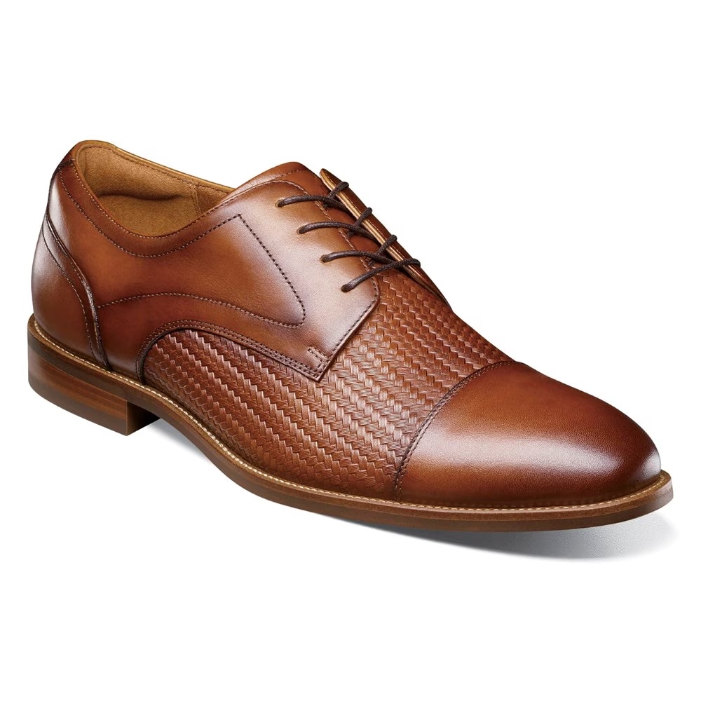 

Туфли Rucci с переплетением на мыске от Florsheim, cognac