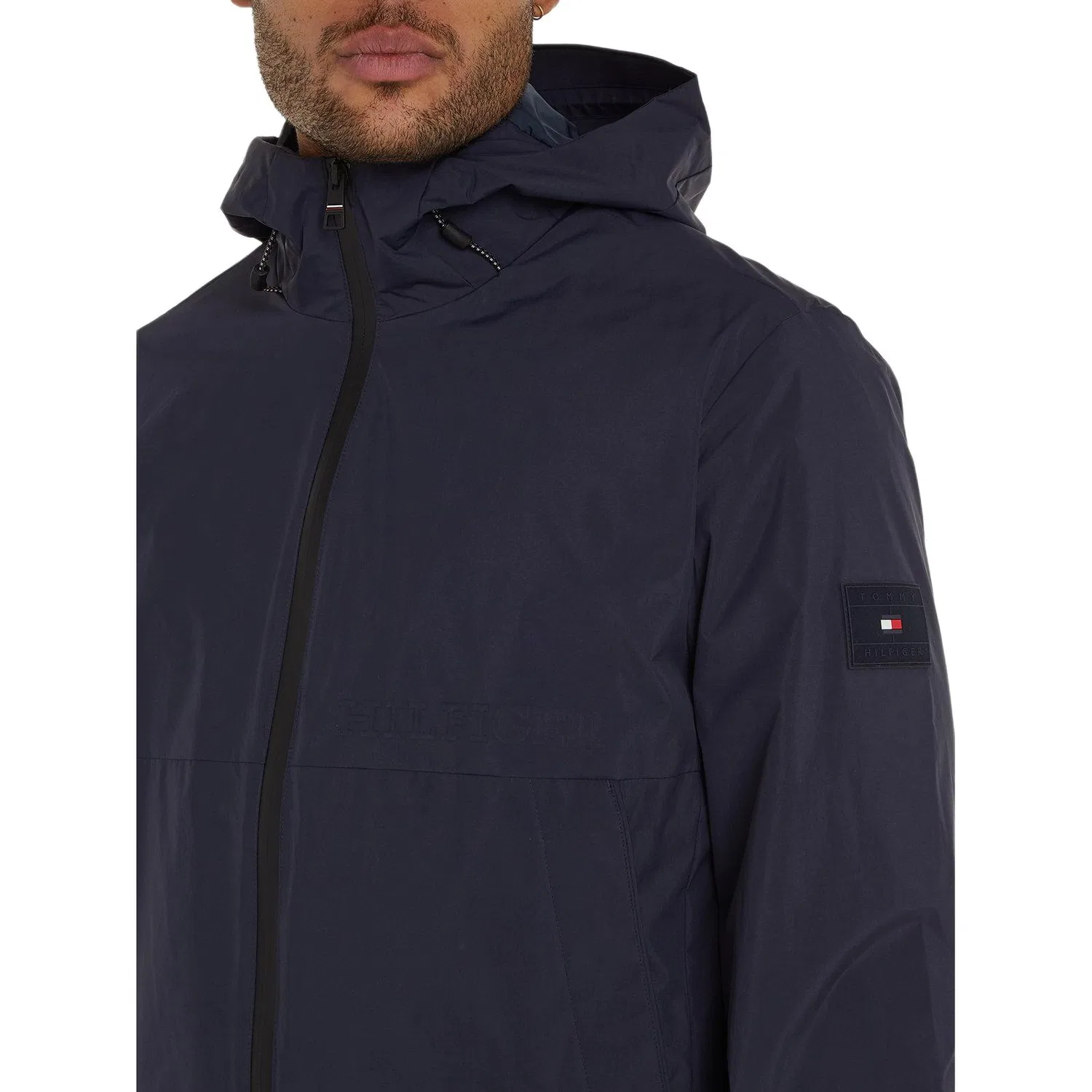 Куртка Tommy Hilfiger темно-синяя — фото 4
