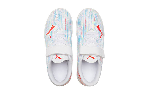 Кроссовки ultra 4.2tt soccer shoes k blue/white Puma, белый — фото 4
