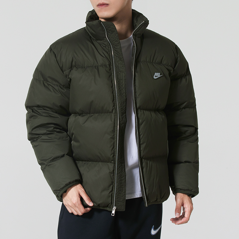 Куртка пуховая Sportswear Club мужская Nike, зеленый — фото 2