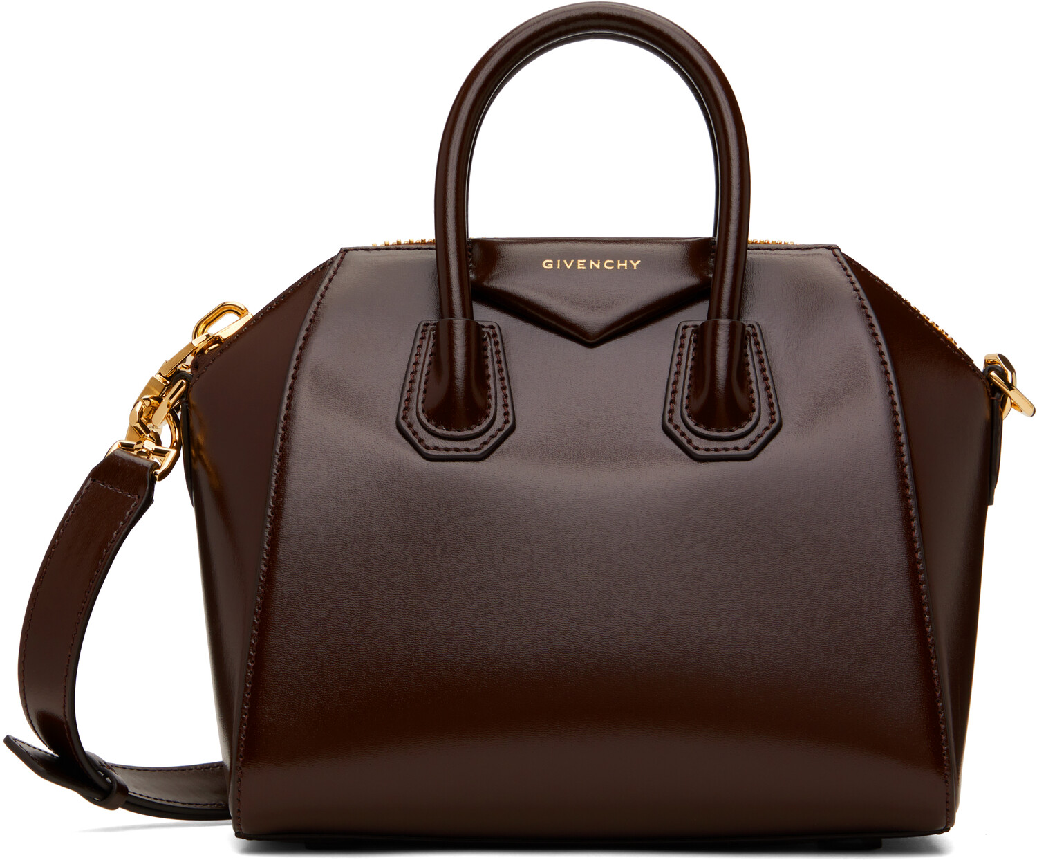 

Коричневая мини-сумка Antigona Givenchy