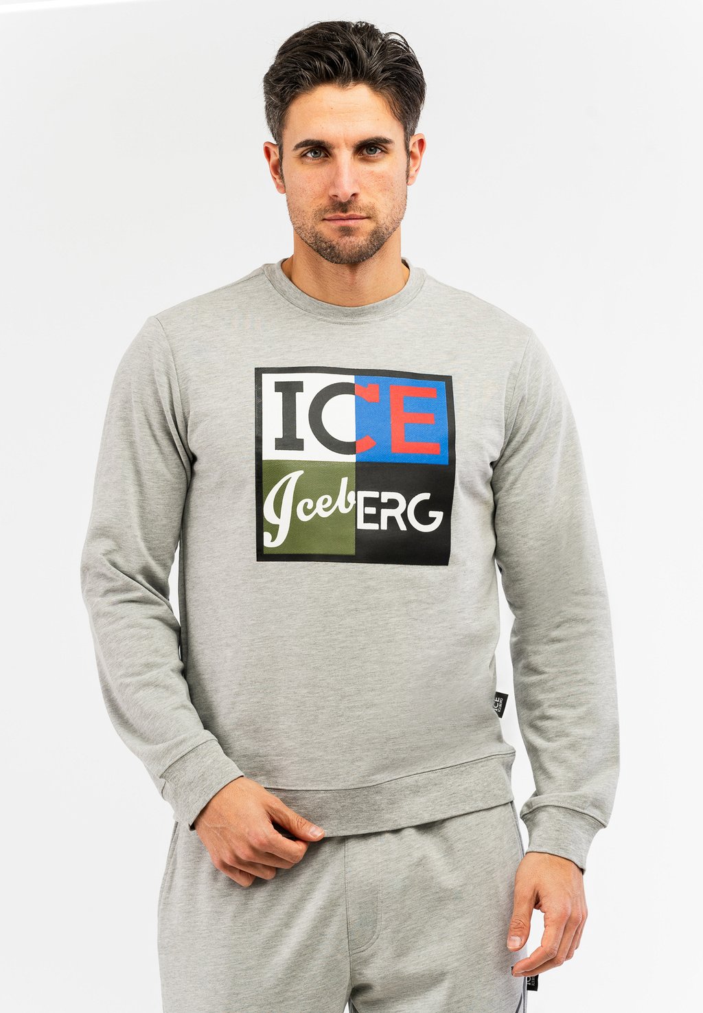 

Толстовка ROUNDNECK WITH BIG ICE ICEBERG, светло-серый
