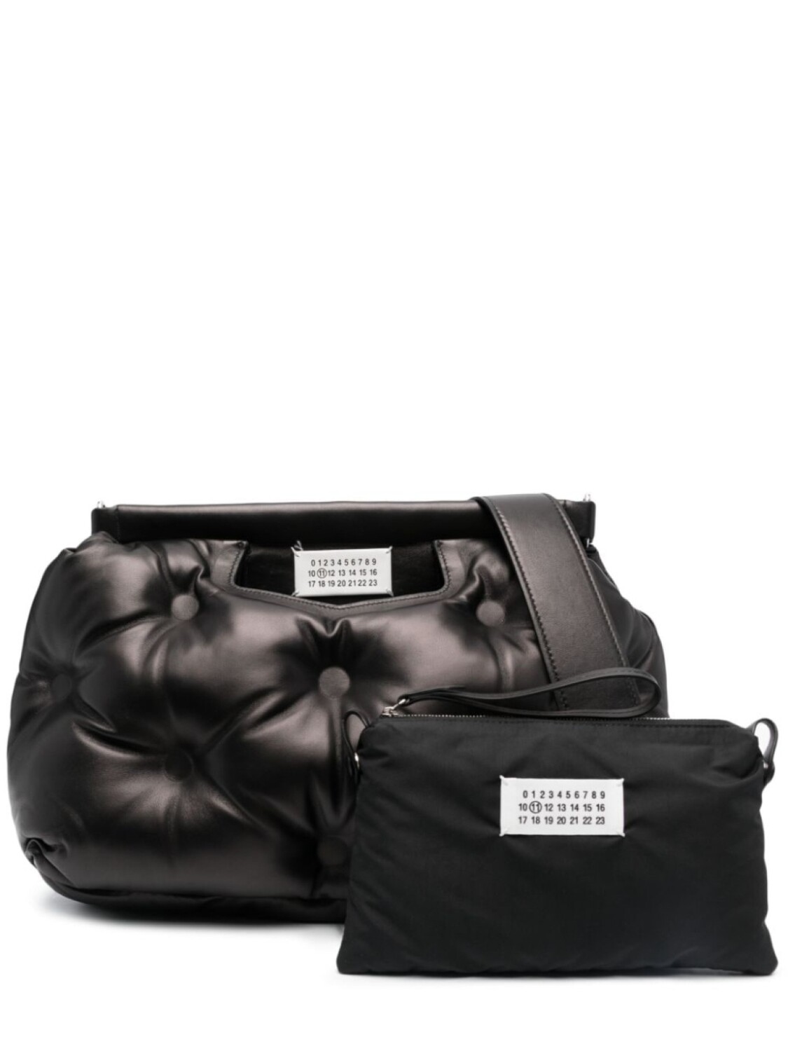

Сумка на плечо Maison Margiela Glam Slam Classique среднего размера, черный