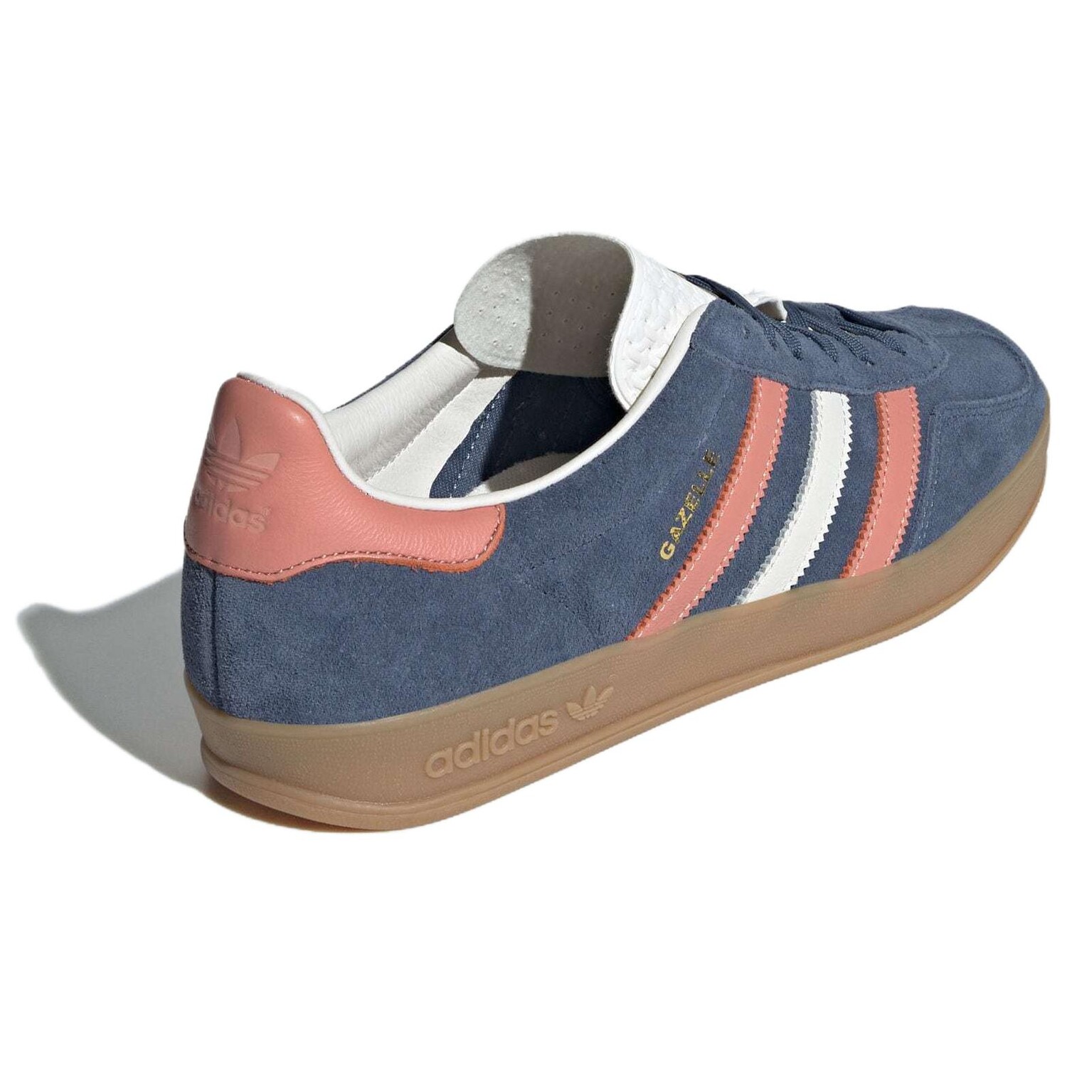 Adidas originals Gazelle Обувь для скейтбординга унисекс, Blue/Pink — фото 4