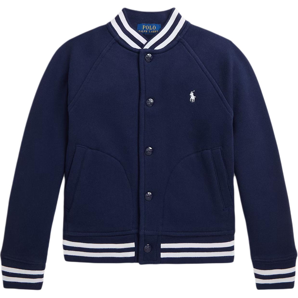 Polo Ralph Lauren Бейсбольная куртка fw24 marine blue детская — фото 4