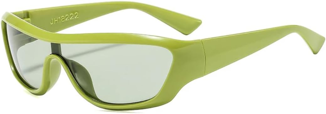 

Модные солнцезащитные очки в стиле стимпанк, маленькая оправа, женские, для активного отдыха, мужские, для велоспорта, защита от УФ-излучения UV400 TVTBBVV, Green Green