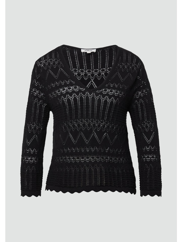 

Вязаный свитер в цвете 9999_черный s.Oliver