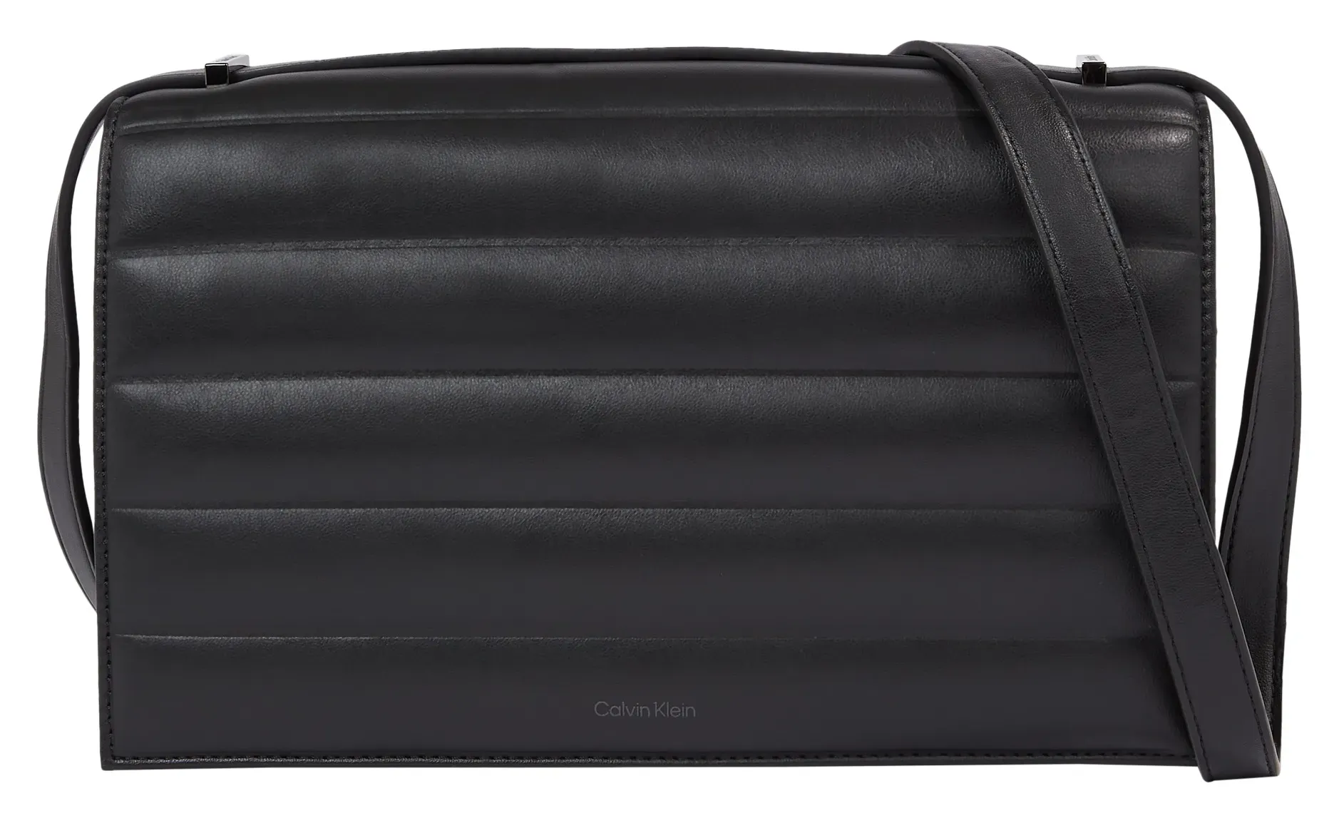 

Сумка через плечо Calvin Klein "LINE QUILT MD CONV SHOULDER BAG", черный
