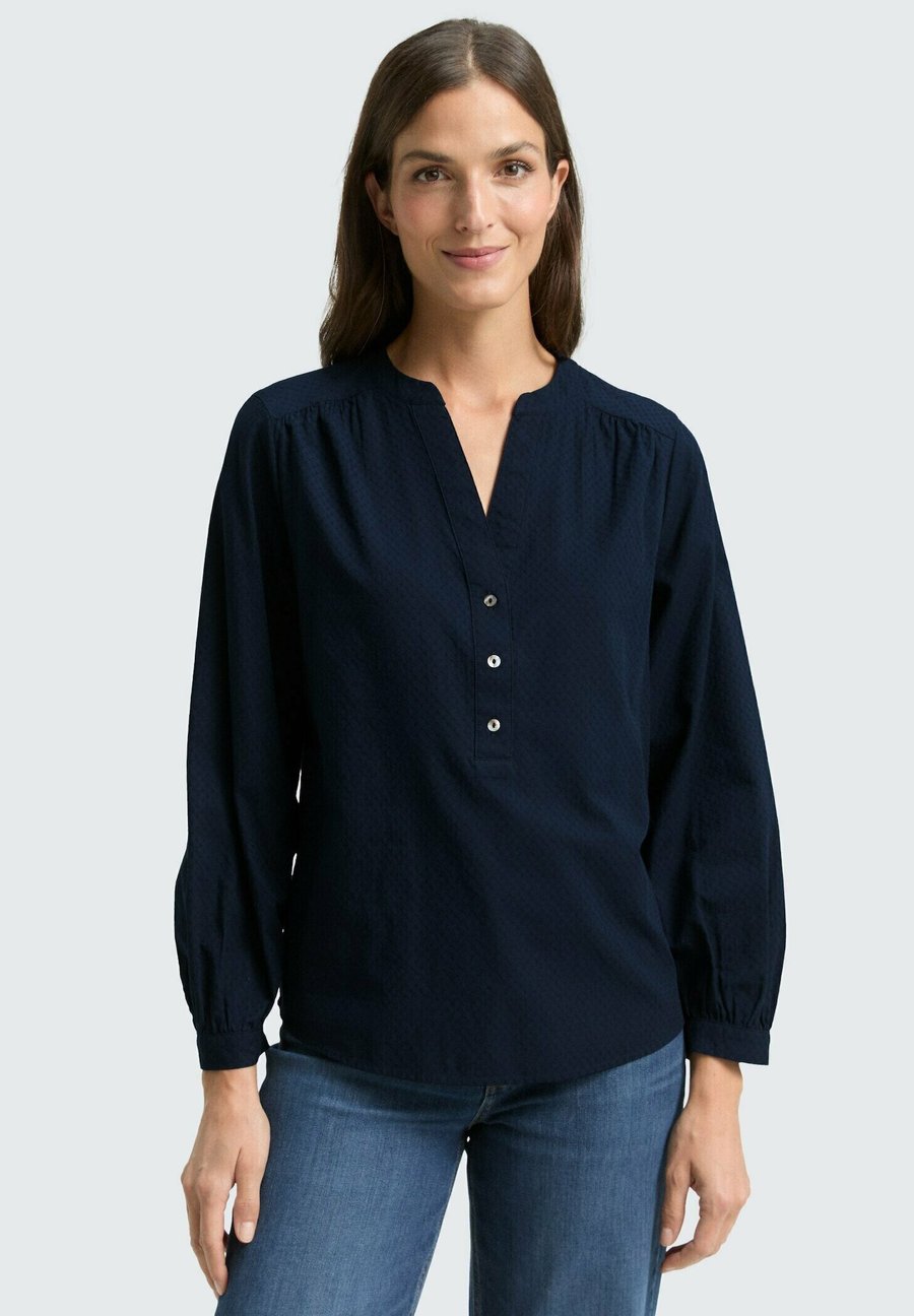 

Блуза TOM TAILOR Blouse, Sky Captain Blue/Dark Blue