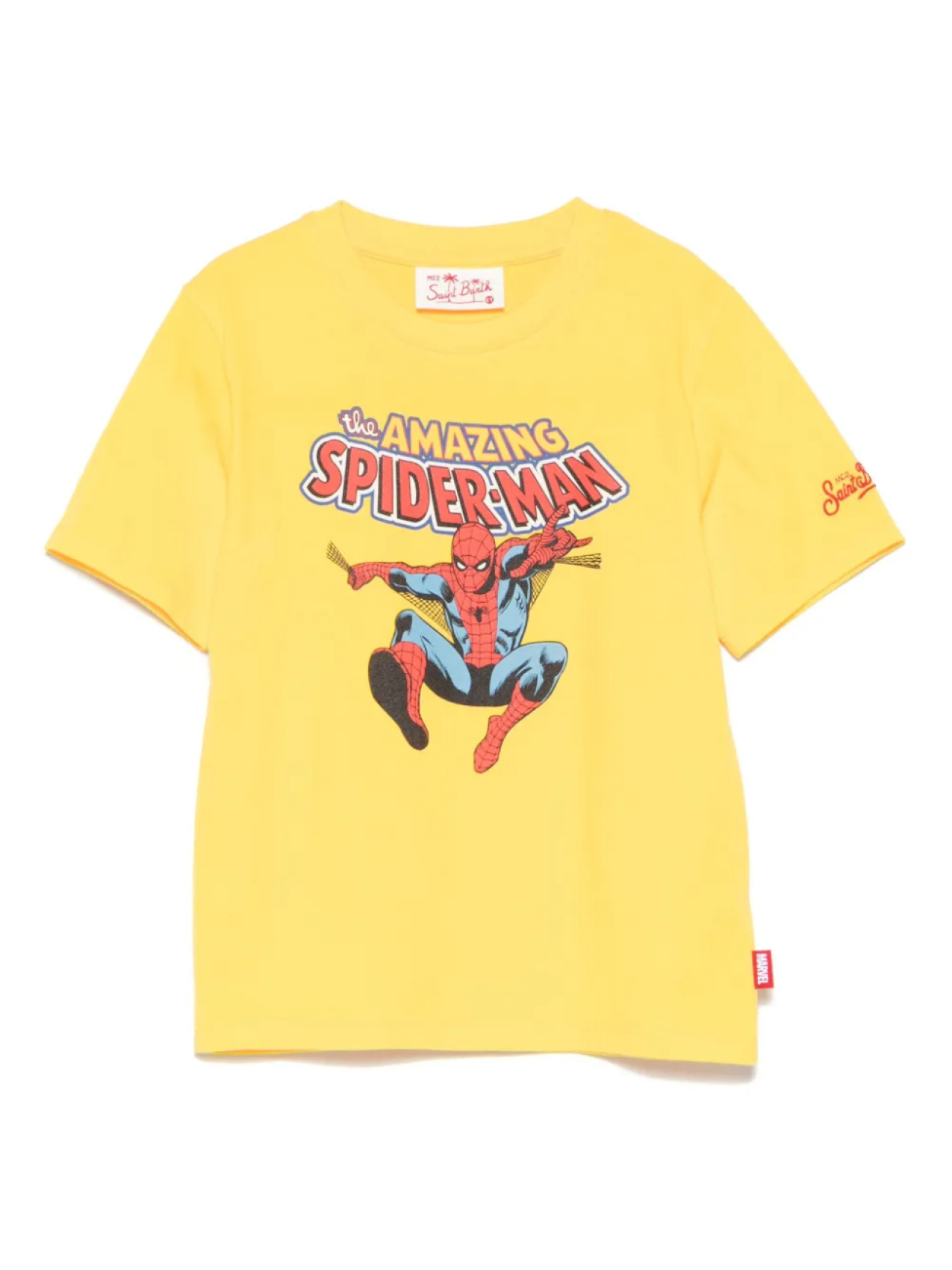 

Футболка Spider Man из коллаборации с Marvel MC2 Saint Barth Kids, желтый