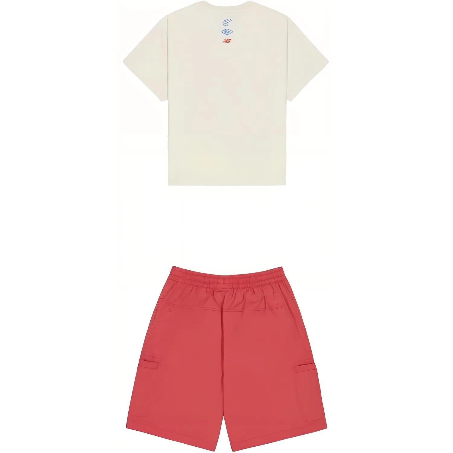 Детская повседневная спортивная одежда New Balance, Set (White+Red) — фото 4