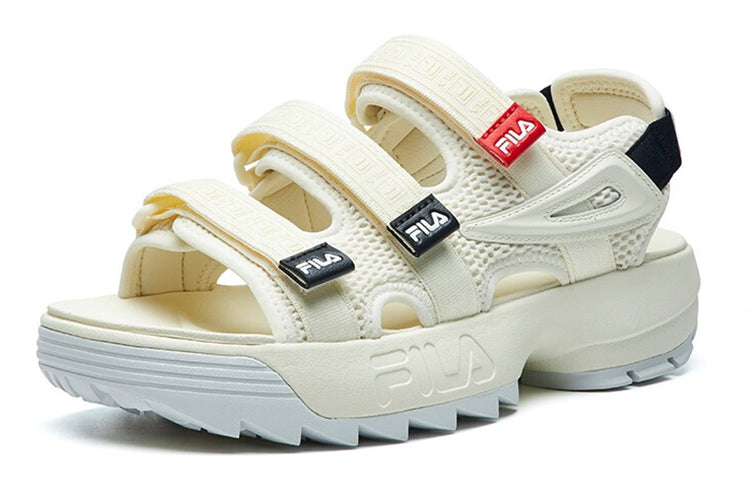 Сандалии (WMNS) Fila Fusion Sandals 'Snowy White', белый — фото 2