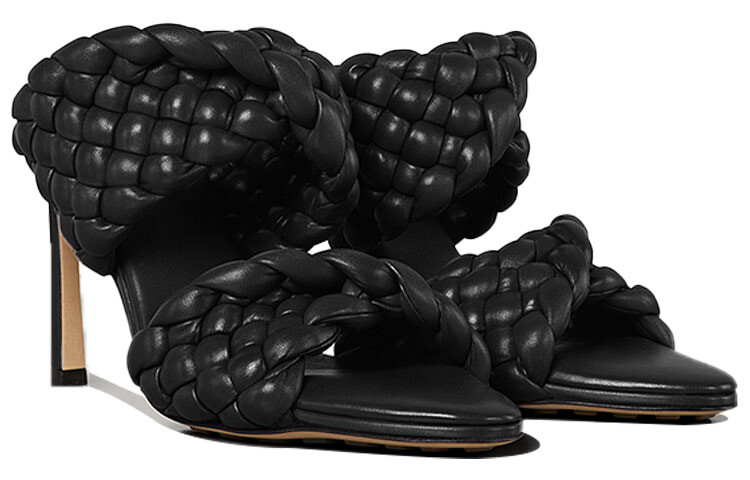 Босоножки Bottega Veneta, черный — фото 2