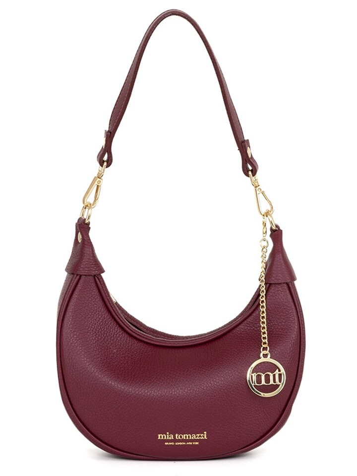 

Наплечная сумка Mia Tomazzi Leder-Schultertasche Carabelli, цвет Bordeaux