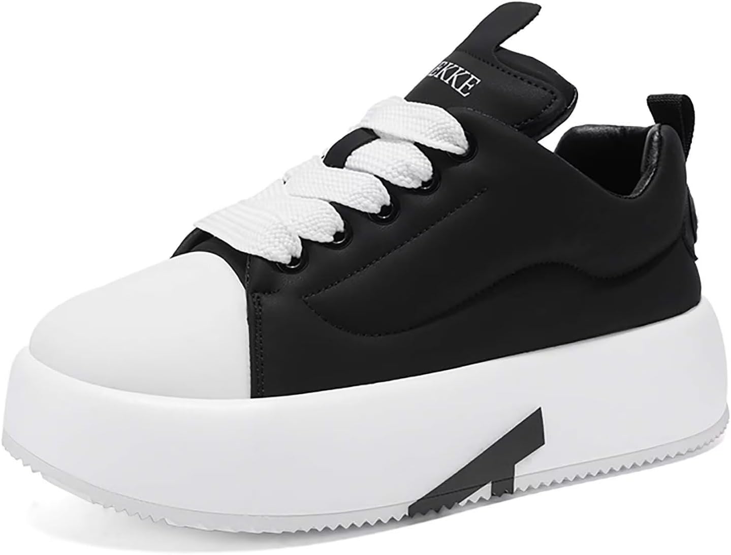 

Мужские кроссовки TERBOFIN Low Top с низким верхом, удобные прогулочные туфли на платформе из ПУ-кожи, белый/черный