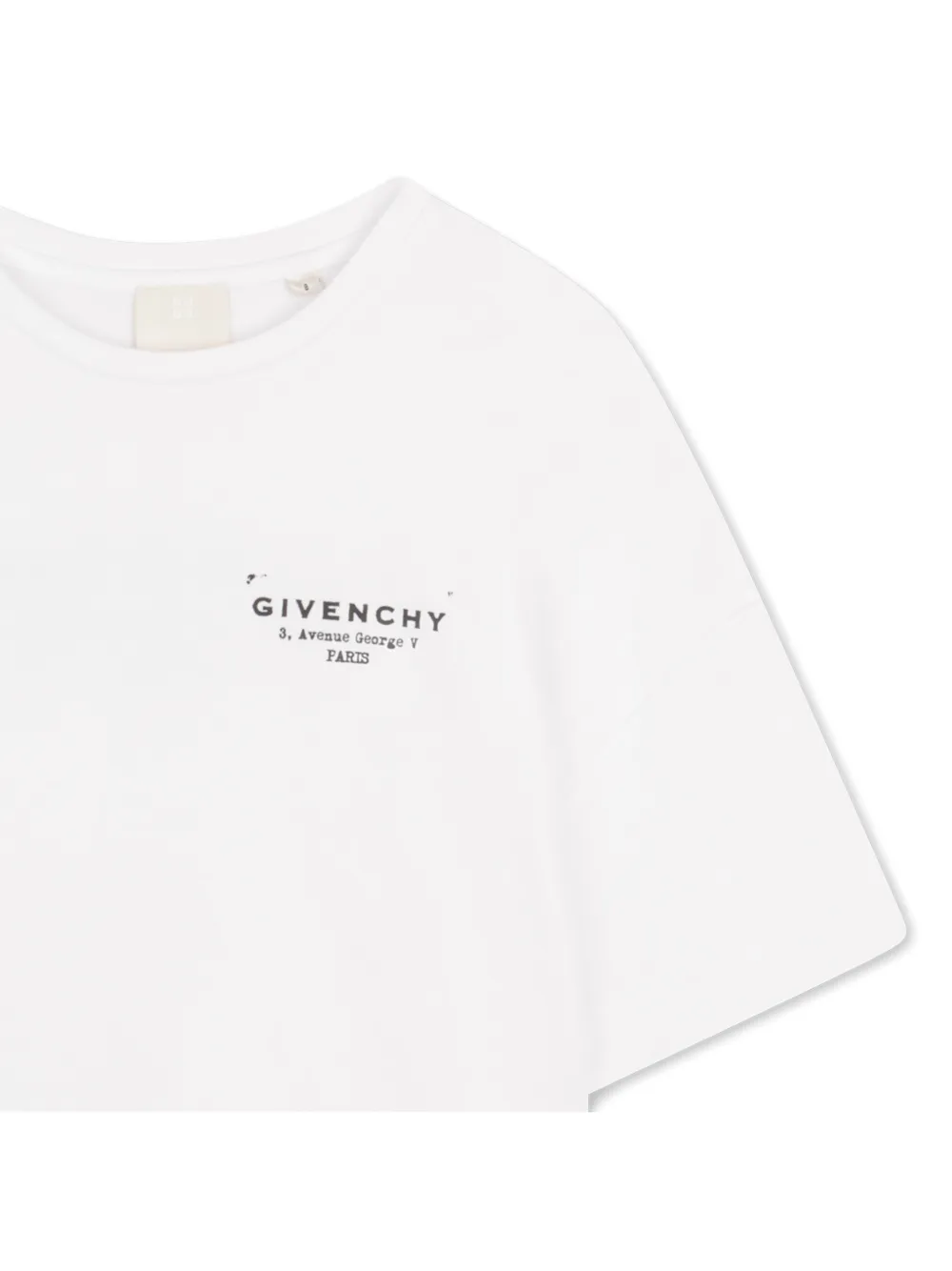 Футболка с короткими рукавами Givenchy Kids, белый — фото 3