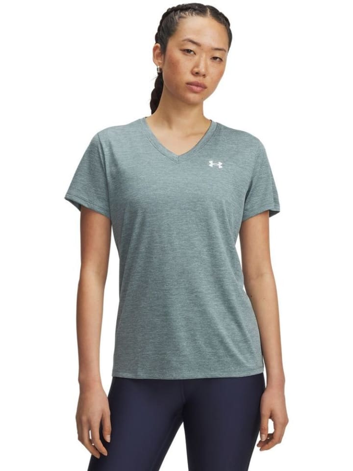 

Спортивная футболка Tech SSV-Twist синего цвета Under Armour