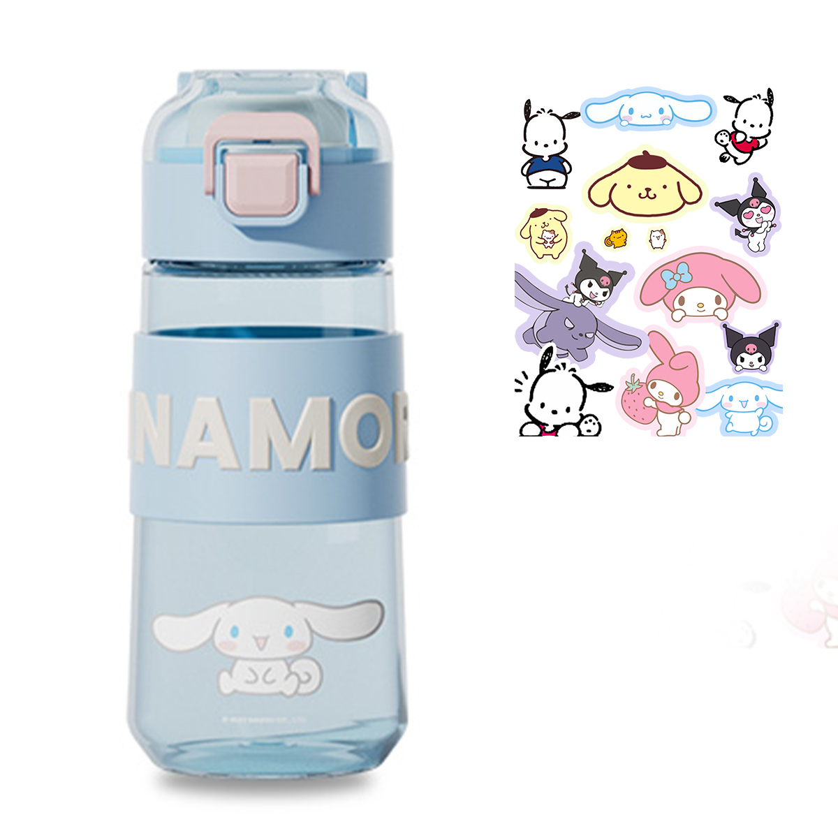 

Пластиковые стаканы для воды 490ml/620ml Sanrio, синий