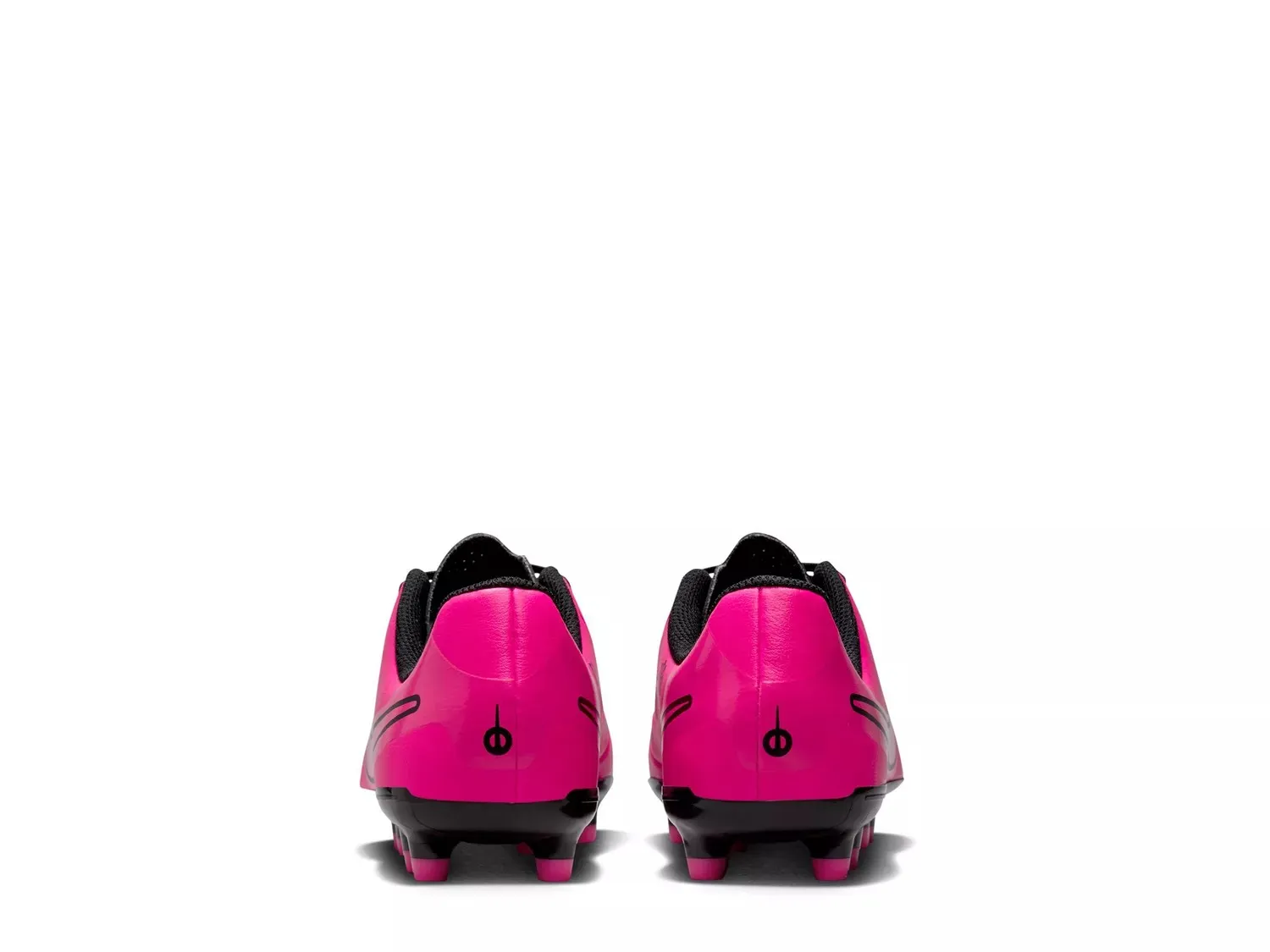 Футбольные бутсы Nike Jr. Tiempo Legend 10 Club — детские, черные/розовые — фото 2
