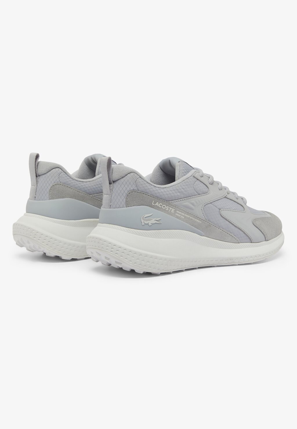 

Кроссовки на шнуровке L003 EVO Lacoste, светло-серый