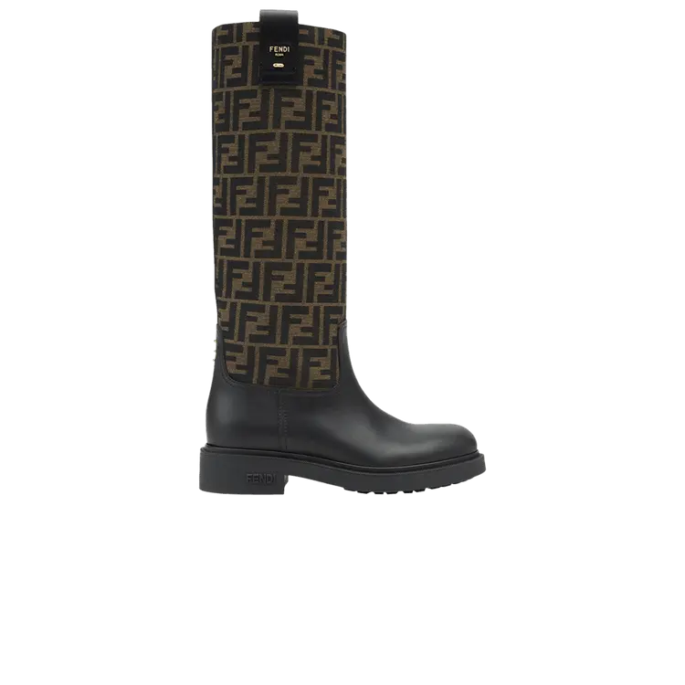 Ботинки Fendi Wmns Filo Boot FF Motif - Brown, коричневый