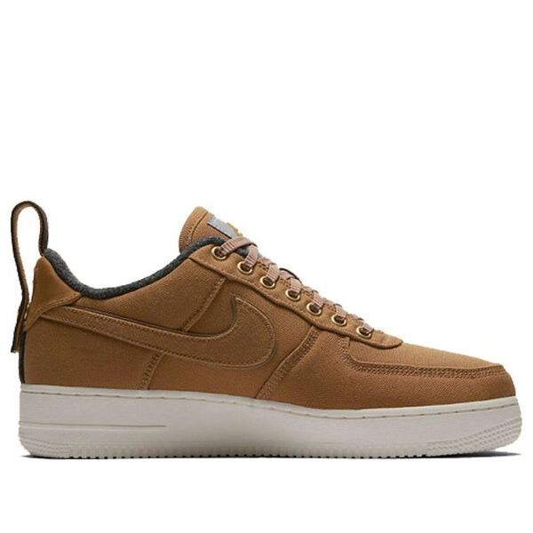 Кроссовки x carhartt wip air force 1 low '07 premium 'ale brown' Nike, коричневый — фото 2