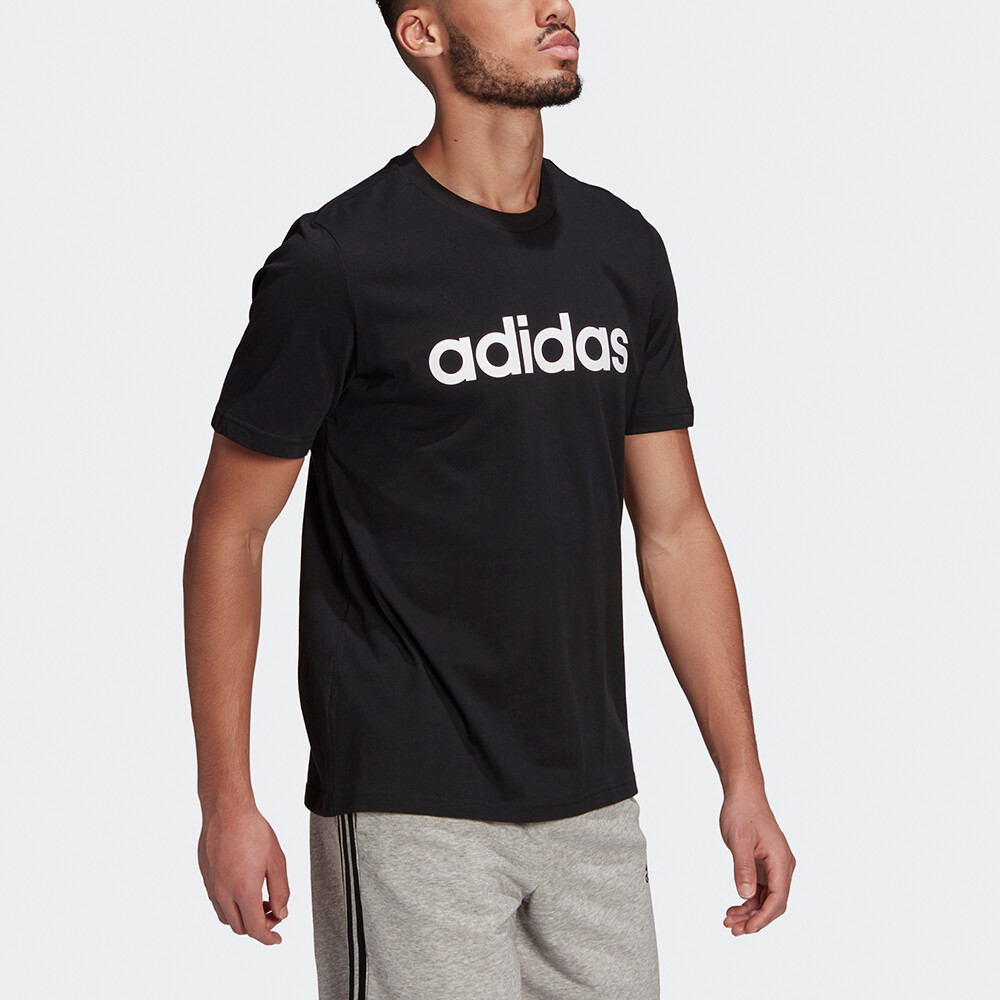 ESSENTIALS Футболка мужская Adidas, черный — фото 4