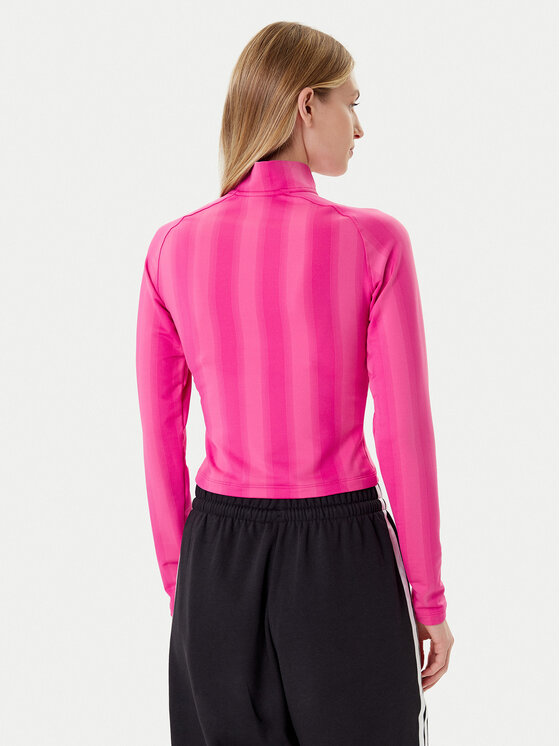 Свитшот regular fit Half-Zip Graphic Football JW3638 Adidas, розовый — фото 3