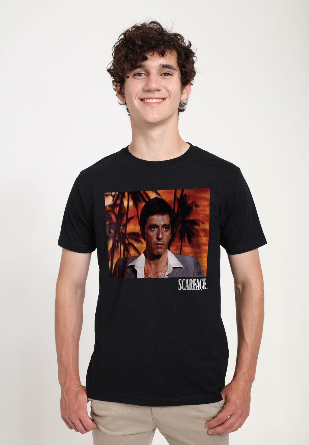 

Футболка с принтом SCARFACE TONY MONTANA Henry Tiger, черный