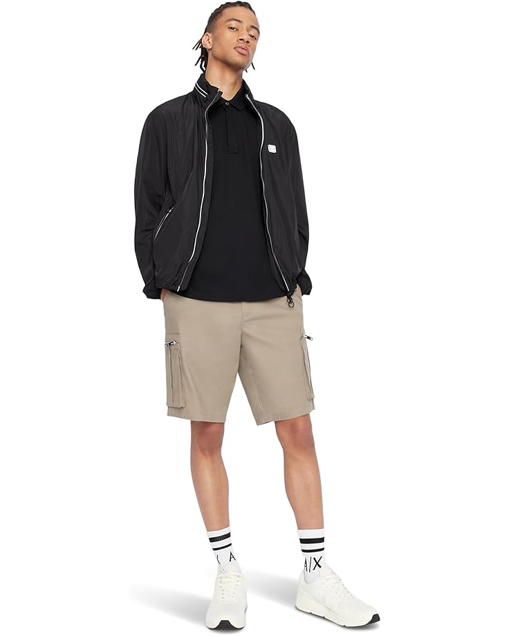 

Рубашка поло Armani Exchange Classic Polo, черный