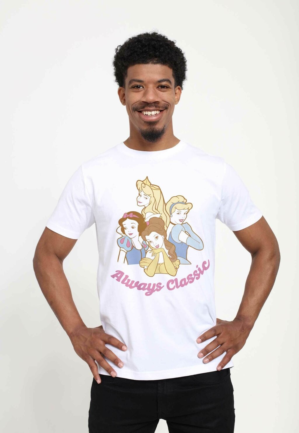 

Футболка с принтом DISNEY PRINCESSES ALWAYS CLASSIC UNISEX Henry Tiger, белый