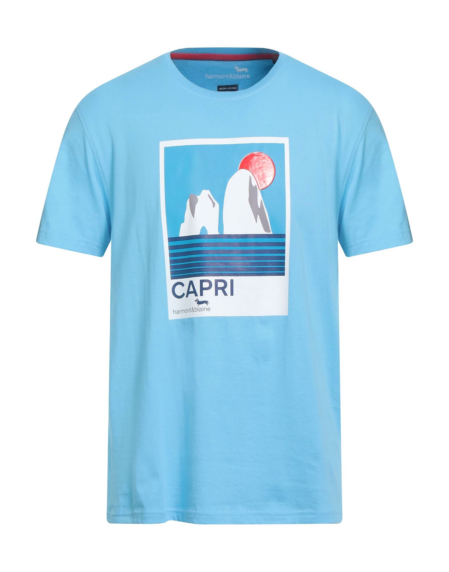 

Футболка Harmont & Blaine, голубой, Синий, Футболка Harmont & Blaine, голубой