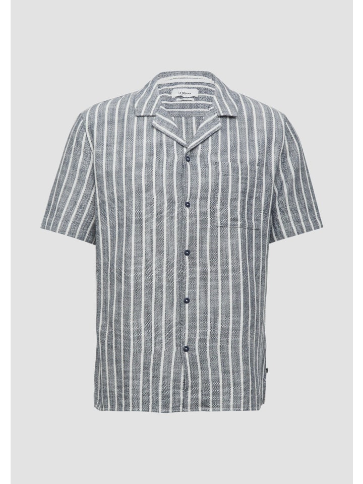 

Рубашка 58G2_глубокого синего цвета s.Oliver