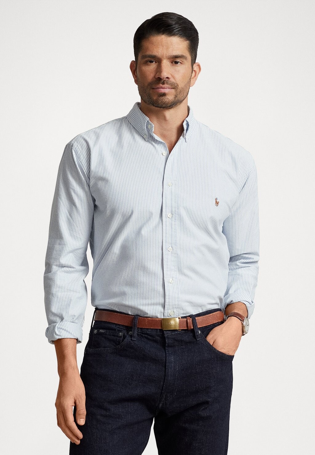 

Рубашка LONG SLEEVE SPORT Polo Ralph Lauren Big & Tall, синий/белый