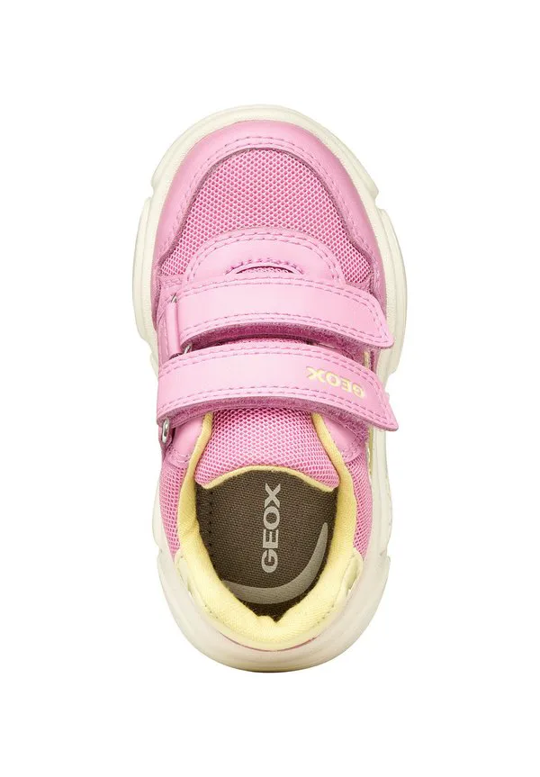 Низкие кроссовки b ciufciuf Geox, Dark Pink Light Yellow — фото 3