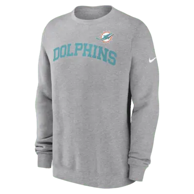 

Толстовка Nike Miami Dolphins Club, цвет Grey Heather