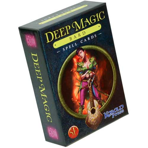 

Ролевая игра Kobold Press Deep Magic Spell Cards: Bard 0-9 (D&D 5E Compatible)