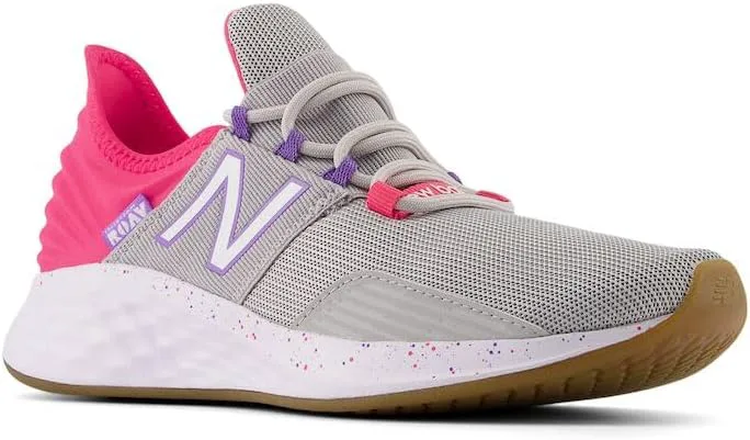 Кроссовки New Balance Kids Fresh Foam Roav V1 на шнуровке, розовый/фиолетовый — фото 3